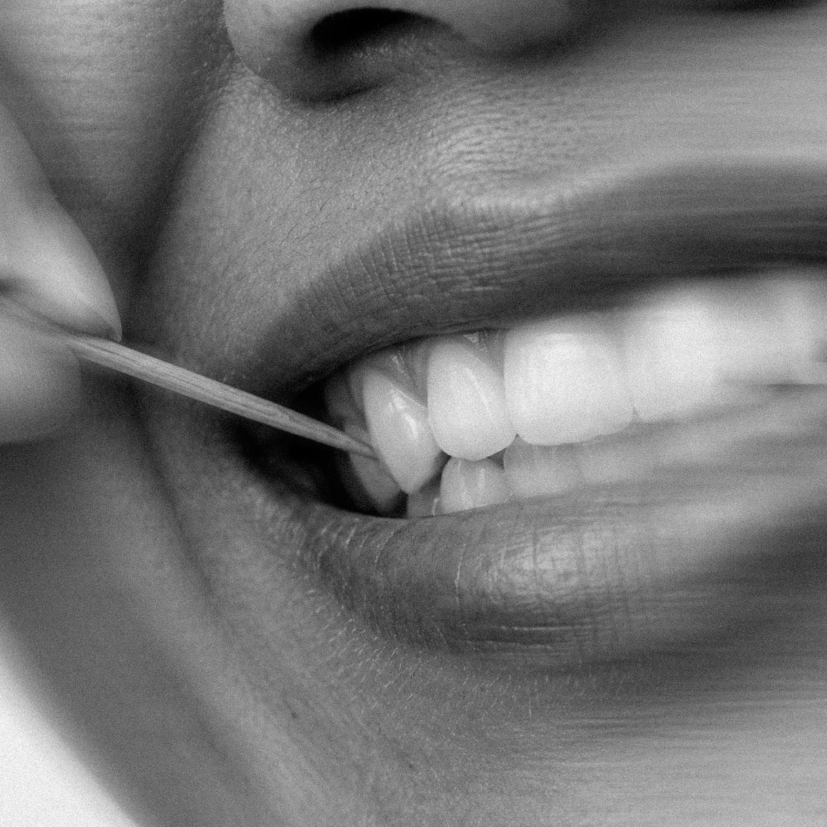 A toothpick is made for hygiene.